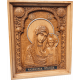 Різьблена ікона «Божої Матері Казаньска»